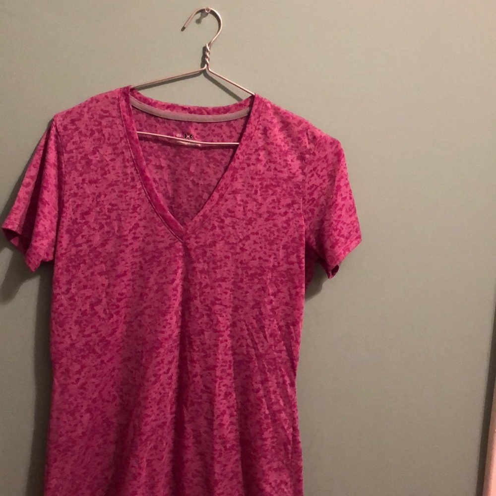 Purple under amour shirt